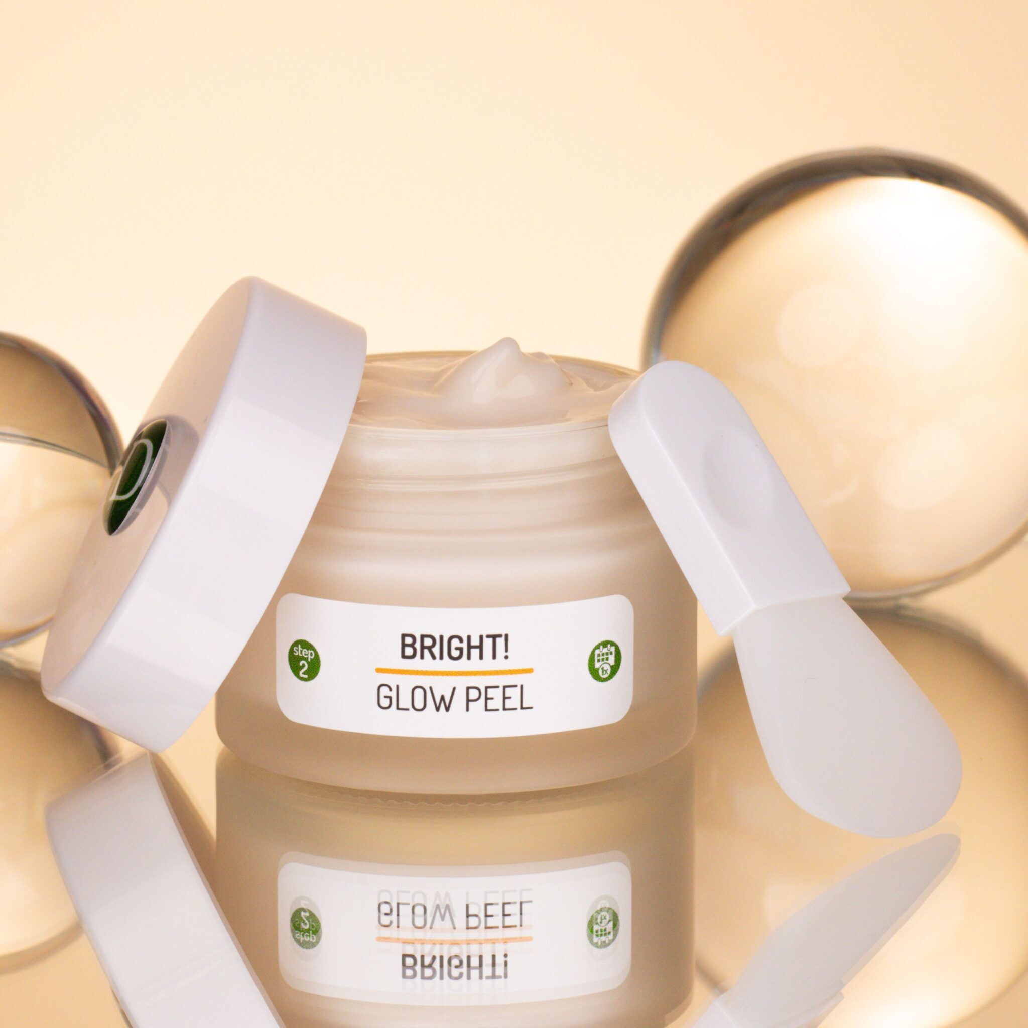 HighDroxy BRIGHT! Glow Peel Masker - Afbeelding 5