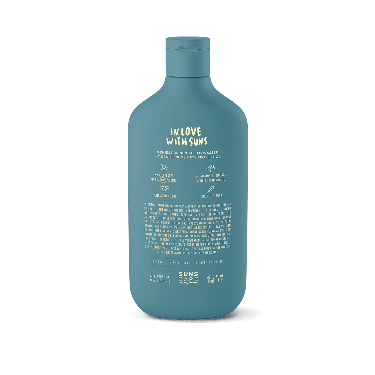 Suns Care Fifty Waterproof SPF 50 Blue Lagoon - Afbeelding 2